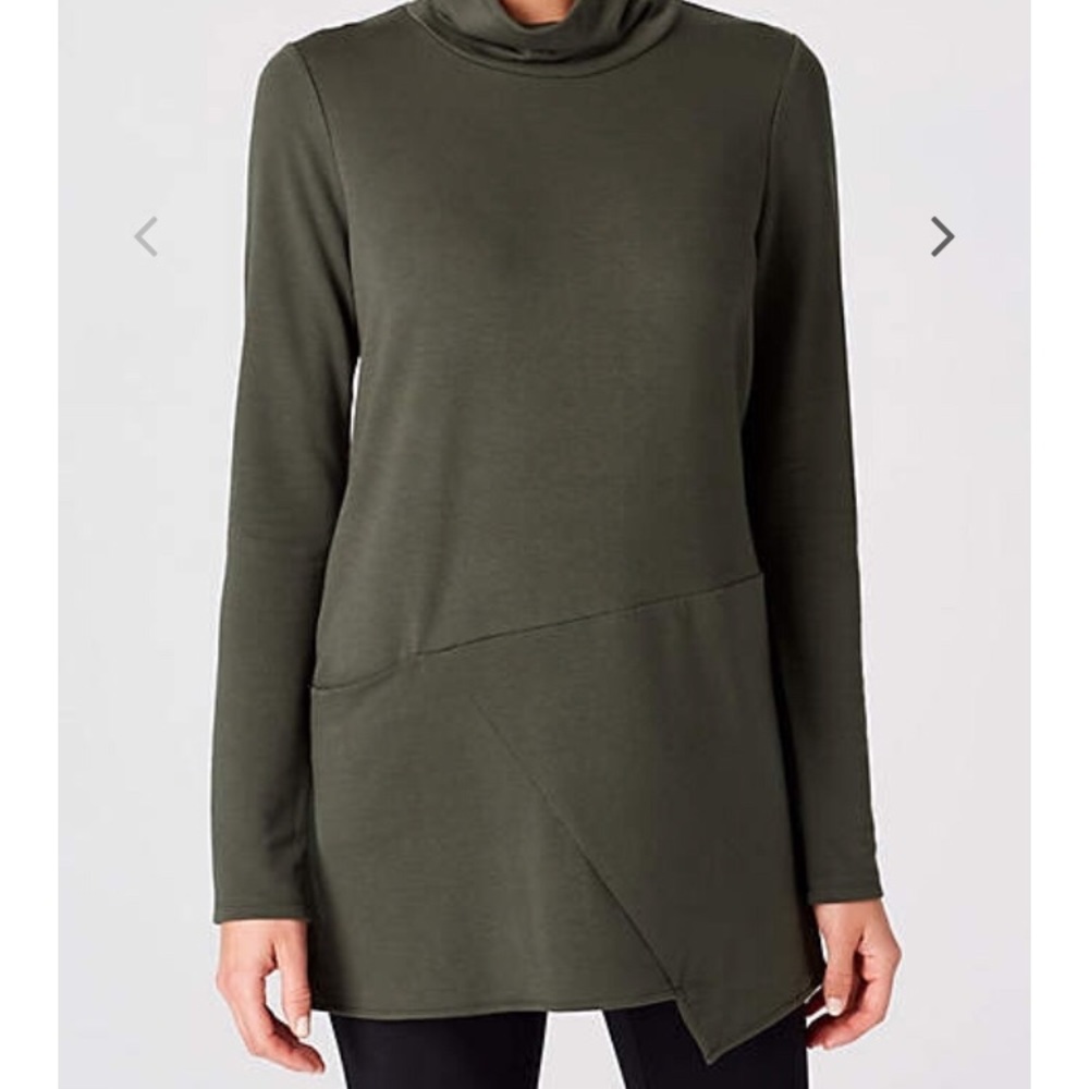 NWT J. Jill Pure Jill Luxe Tencel® Seamed Tunic